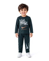 Valuables Boys Printed Full Sleeves Suit