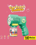 Battery Operated Bubble Gun With Light And Music