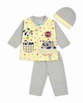 Newborn Boys Full Sleeves Suit