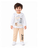 Valuables Boys Printed Full Sleeves Suit