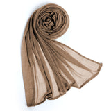 Women's Crinkle Plain Scarves - Multi Color, Women Shawls & Scarves, Chase Value, Chase Value
