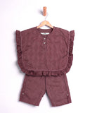 Eminent Newborn Girls' Plain Fusion 2Pc Suit