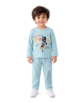 Valuables Boys Printed Full Sleeves Suit