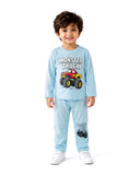 Valuables Boys Printed Full Sleeves Suit