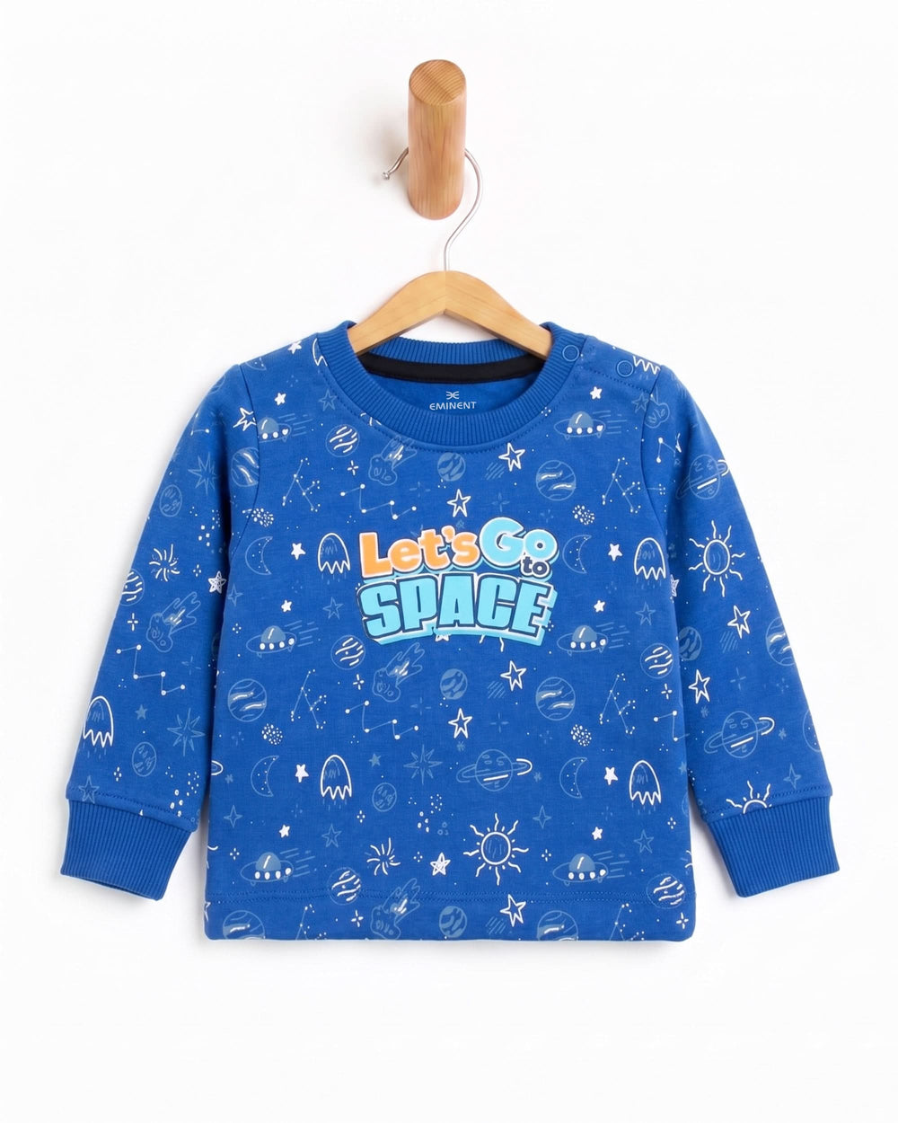 Eminent Newborn Boys Sweatshirt - Royal Blue, Newborn Boys Hoodies & Sweatshirts, Eminent, Chase Value
