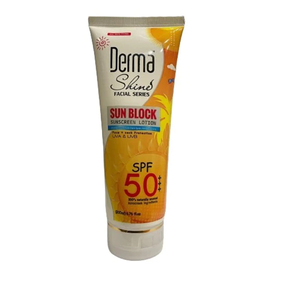 Derma Shine Sunblock Spf 50 200G, Creams & Lotions, Derma Shine, Chase Value