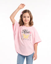 Valuables Girls' Half Sleeve Printed T-Shirt