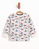 Eminent Newborn Boys Full Sleeves Sweatshirt - White, Newborn Boys Hoodies & Sweatshirts, Eminent, Chase Value