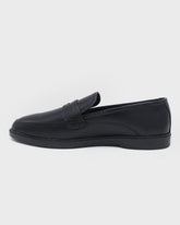 Eminent Men's Black Calf Leather Causal Loafers, Men's Casual Shoes, Eminent, Chase Value