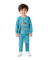 Valuables Boys Printed Full Sleeves Suit