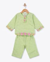 Eminent Newborn Ethnic Essentials Embroidered 2 Pc Suit