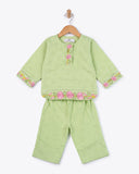 Eminent Newborn Ethnic Essentials Embroidered 2 Pc Suit