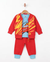 Eminent Newborn Boys 3Pcs Suit - Red, Newborn Boys Sets & Suits, Eminent, Chase Value