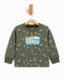 Eminent Newborn Boys Sweatshirt - Olive Green, Newborn Boys Hoodies & Sweatshirts, Eminent, Chase Value