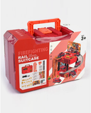 Fire Parking Lot Set 31 Pcs with Die Cast Vehicle