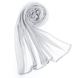 Women's Crinkle Plain Scarves - Multi Color, Women Shawls & Scarves, Chase Value, Chase Value