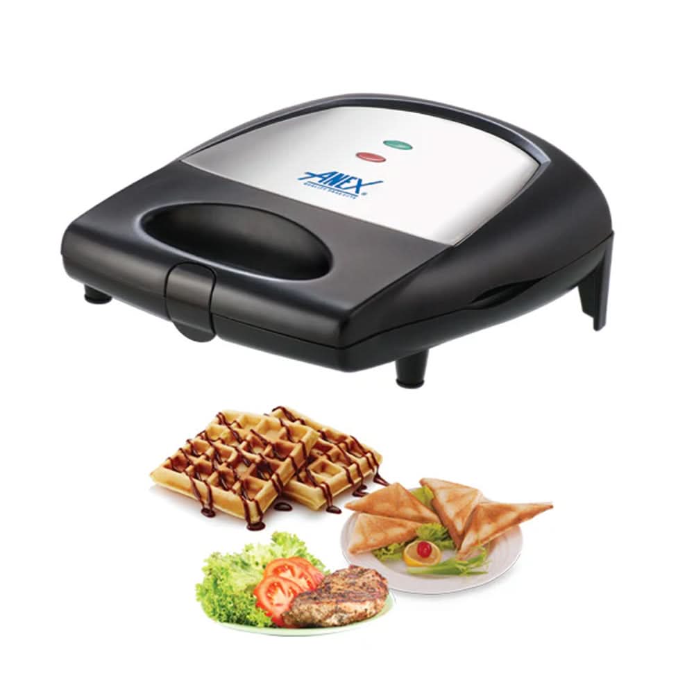 Anex Sandwich Maker AG-2138, Toaster & Hot Plate, Anex, Chase Value
