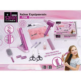 Girls Beauty Hair Salon Toy Kit with Hairdryer, Straightener & Styling Accessories, Kids Cosmetic & Kitchen Sets, Chase Value, Chase Value