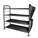 4 Tier Shoe Rack - Grey, Shoes Accessories, Relaxsit, Chase Value