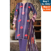 Valuable Cotton Digital Unstitched 3Pcs Suit - 2, Women, 3Pcs Shalwar Suit, Chase Value, Chase Value