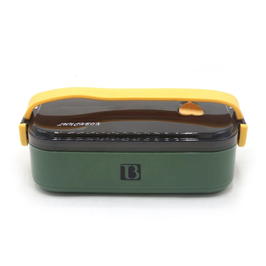Lunch Box with Spoon & Chopsticks – One-Compartment Meal Box for Daily Use, Tiffin Boxes & Bottles, Chase Value, Chase Value