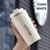 Stainless Steel Vacuum Temperature Coffee Mug - Off White, Water Bottle, Chase Value, Chase Value