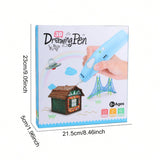 3D Printing Pen + 3 Color Filaments – Kids & Adults- Blue, Educational Toys, Chase Value, Chase Value