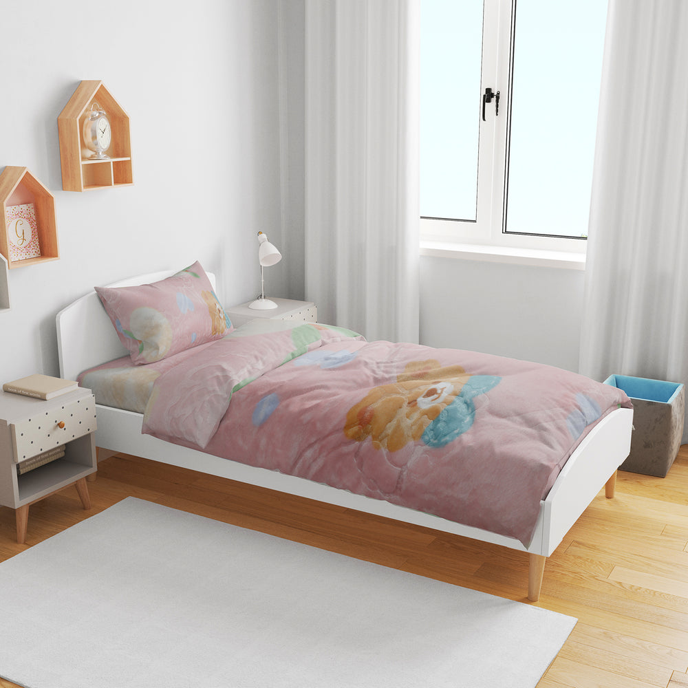 Supremo Embossed Flannel Blanket Single Bed - Light Pink, Blanket, Chase Value, Chase Value