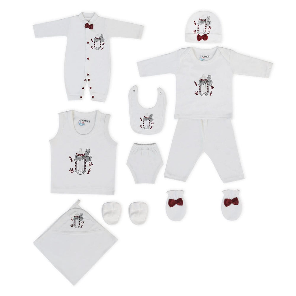 Newborn 10Pcs Gift Set Feeder, Newborn Gift Set, Chase Value, Chase Value