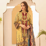 Laiba By SN Cloth Printed Unstitched 3 Pcs Suit - 1, Women, 3Pcs Shalwar Suit, Chase Value, Chase Value