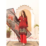 Laiba By SN Cloth Printed Unstitched 3 Pcs Suit - 2, Women, 3Pcs Shalwar Suit, Chase Value, Chase Value