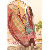 Laiba By SN Cloth Printed Unstitched 3 Pcs Suit - 4, Women, 3Pcs Shalwar Suit, Chase Value, Chase Value