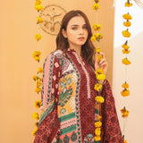 Laiba By SN Cloth Printed Unstitched 3 Pcs Suit - 4, Women, 3Pcs Shalwar Suit, Chase Value, Chase Value