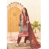 Laiba By SN Cloth Printed Unstitched 3 Pcs Suit - 4, Women, 3Pcs Shalwar Suit, Chase Value, Chase Value