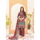 Laiba By SN Cloth Printed Unstitched 3 Pcs Suit - 5, Women, 3Pcs Shalwar Suit, Chase Value, Chase Value