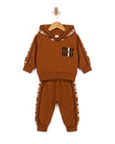 Valuables Newborn Boys Hooded Suit