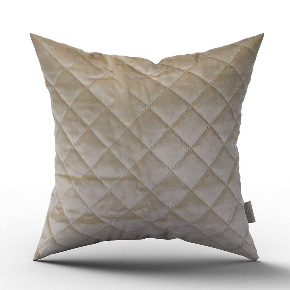 Velvet Cushion 2pcs Set - Golden, Cushion Cover, Chase Value, Chase Value
