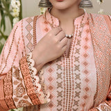 Vs Ayesha Alishba Printed Lawn Suit Unstitched 3Pcs - 222, Women, 3Pcs Shalwar Suit, VS Textile, Chase Value