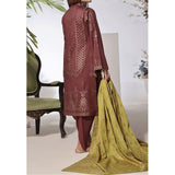VS-JACQAURD Cambric Printed Unstitched 3pcs Suit - 2302-B, Women, 3Pcs Shalwar Suit, VS Textile, Chase Value