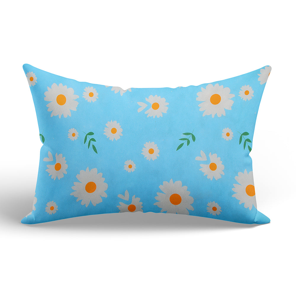 Valuables Printed Raising Pillow - Sky Blue, Cushions & Pillows, Chase Value, Chase Value