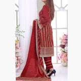 VS Daman Cambric Printed Unstitched 3Pcs Suit V-1, Women, 3Pcs Shalwar Suit, VS Textiles, Chase Value