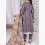 VS Daman Cambric Printed Unstitched 3Pcs Suit V-1, Women, 3Pcs Shalwar Suit, VS Textiles, Chase Value