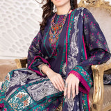 VS Daman Cambric Printed Unstitched 3Pcs Suit V-1, Women, 3Pcs Shalwar Suit, VS Textiles, Chase Value