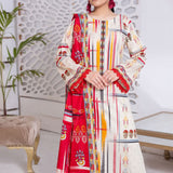 VS Daman Cambric Printed Unstitched 3Pcs Suit V-1, Women, 3Pcs Shalwar Suit, VS Textiles, Chase Value