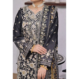 VS-ANMOL Cottel Printed Emboridered Unstitched 3pcs Suit With Emboridered Dupatta - 258, Women, 3Pcs Shalwar Suit, VS Textile, Chase Value