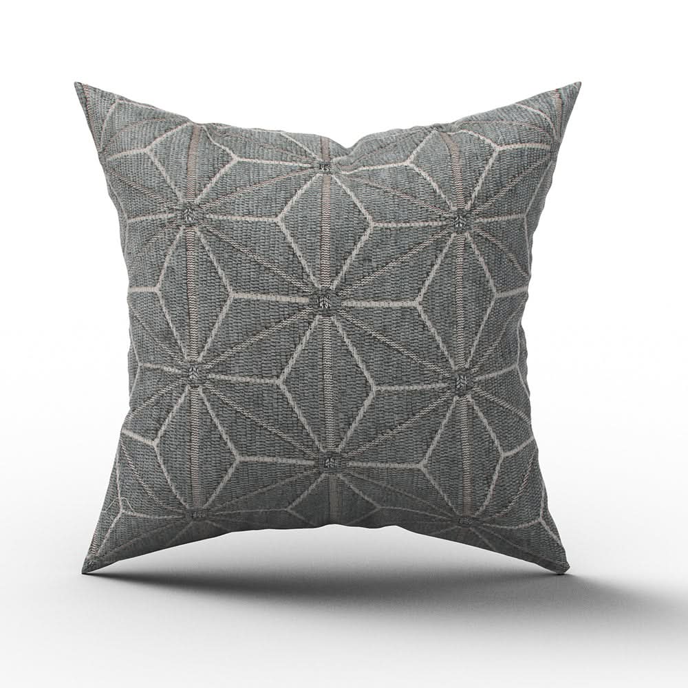 Jacquard Cushion - Grey, Cushions & Pillows, Chase Value, Chase Value