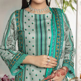 VS Daman Printed Lawn Suit Unstitched 3Pcs V-2 - 914 - B, Women, 3Pcs Shalwar Suit, VS Textile, Chase Value