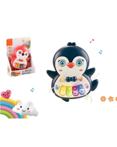 Battery Operated Piano Penguin