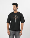 Men's Printed Drop Shoulder T-Shirt