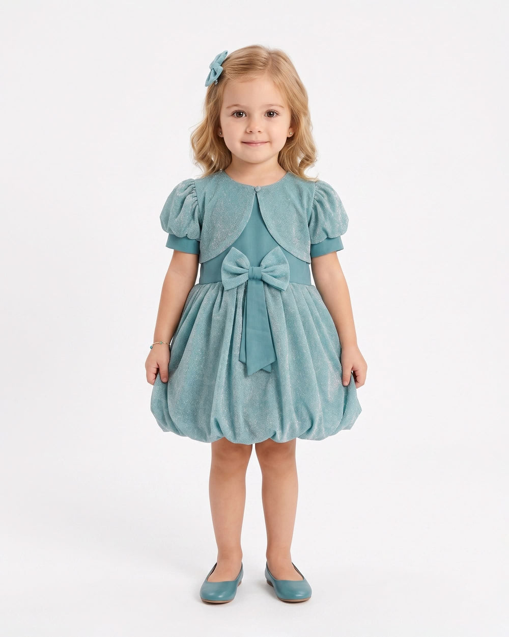 Eminent Girls Fancy Frock - Sky Blue, Girls Frocks, Eminent, Chase Value